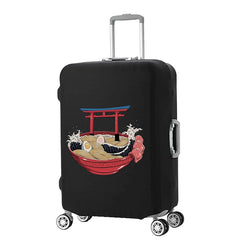 Ukiyo-e Pattern Luggage Cover Elastic Protective Cover