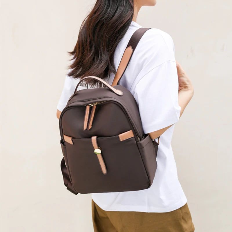 Ultra Light Waterproof Oxford Cloth Women Backpack