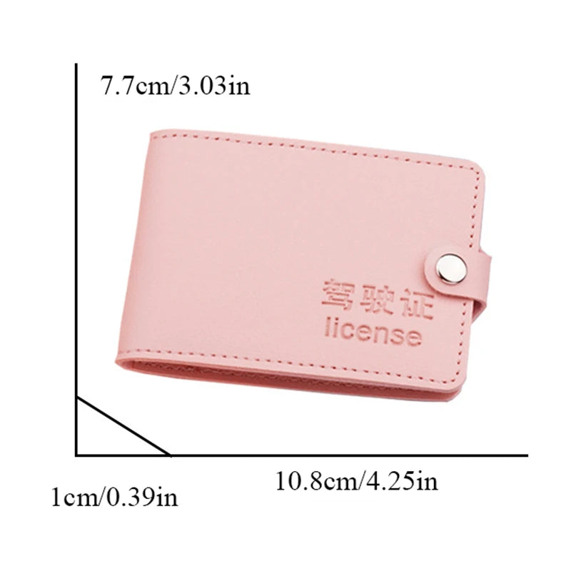 Ultra-Thin Driver Holder Leather Cover Solid Passport Cover