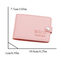 Ultra-Thin Driver Holder Leather Cover Solid Passport Cover