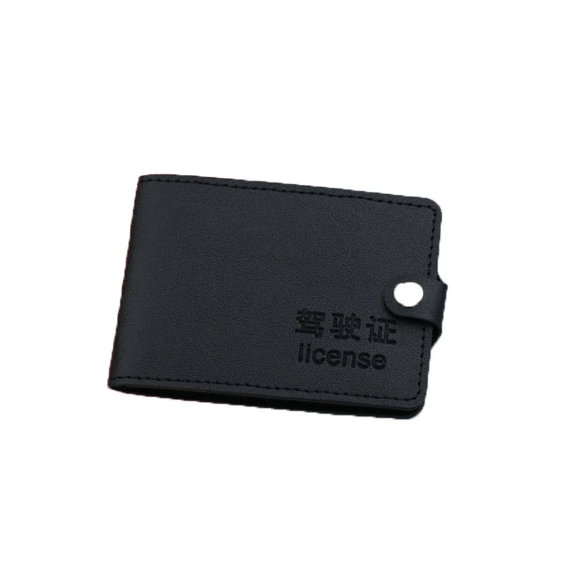 Ultra-Thin Leather Passport Cover Car Driving Documents Holder