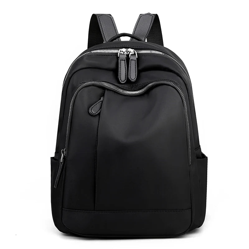 Water-Repellent Nylon Women's Backpack - Casual Large-capacity Schoolbags