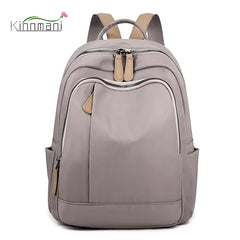 Water-Repellent Nylon Women's Backpack - Casual Large-capacity Schoolbags