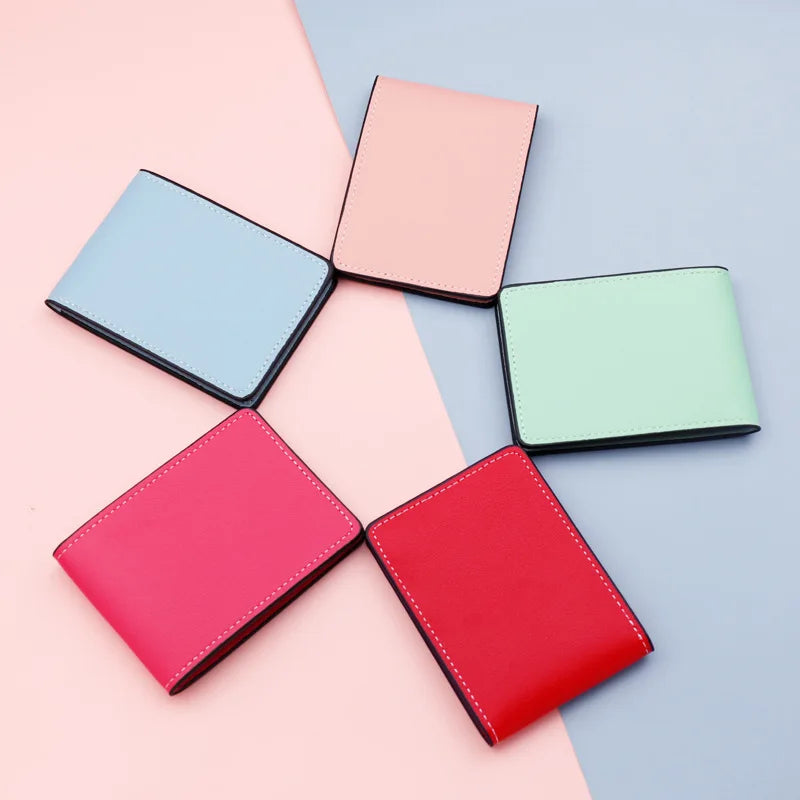 Ultra-thin 2Slots Driver Holder Pu Leather Car Document Wallet
