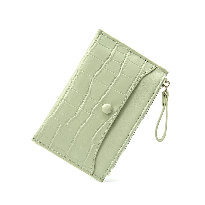 Ultra-thin Wallets for Women Wallet Purses Solid Small Wallet PU