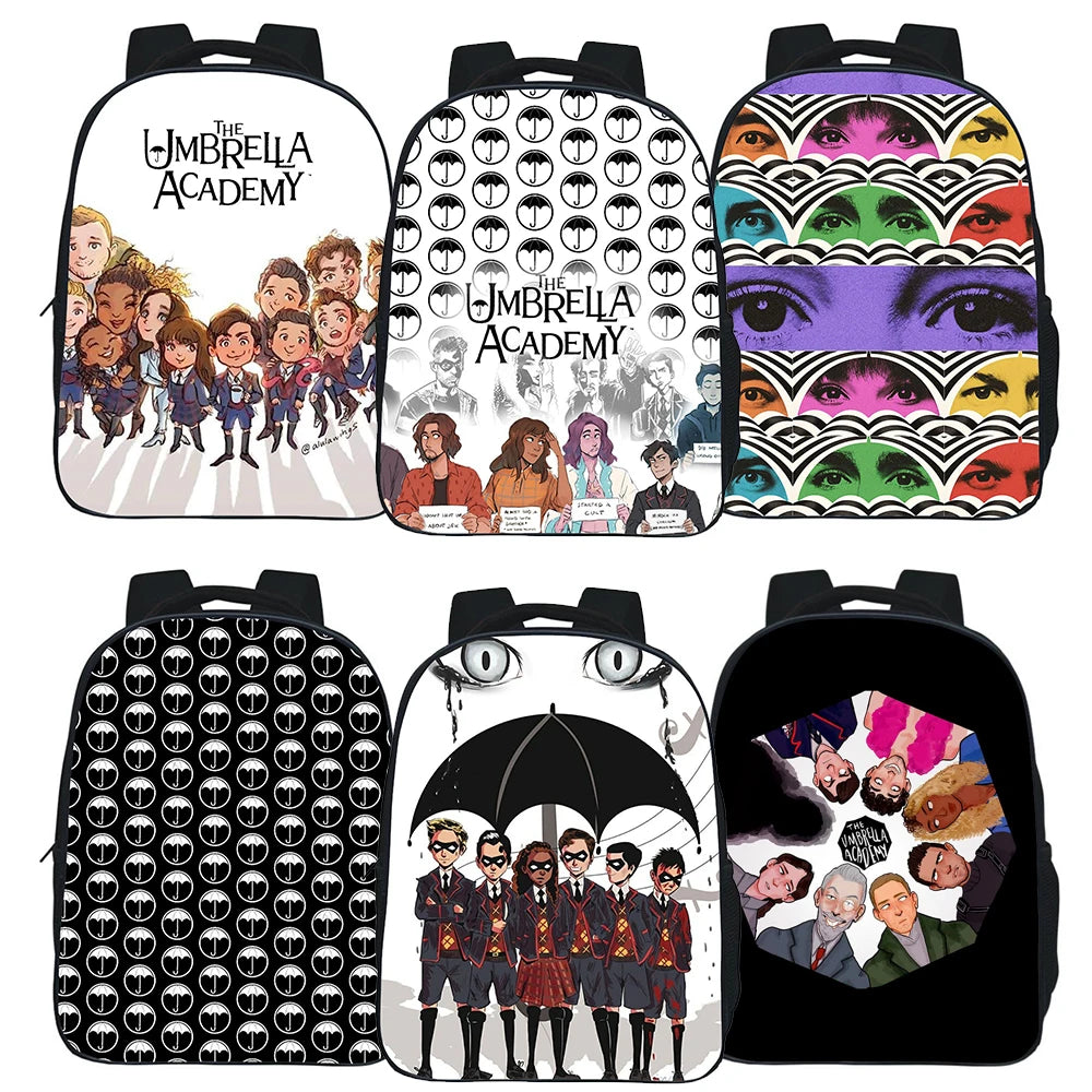 Umbrella Academy Kids Backpack School Bag Cosplay Cartoons Mochila