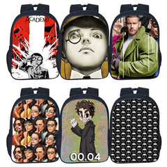 Umbrella Academy Backpack School Bag Double-layer Travel Bag