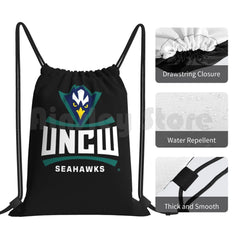 Uncw Seahawks Women'S Sweat Ppncw014 Backpack Drawstring Bag
