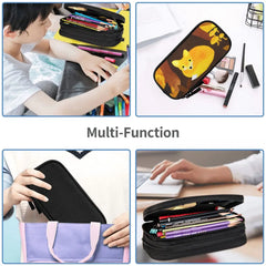 Under Leaves Pen Box Student School Anime Zipper Pen Bag