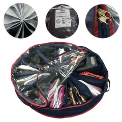 Under Bed Shoe Organizer for 12 Pairs Boots Storage