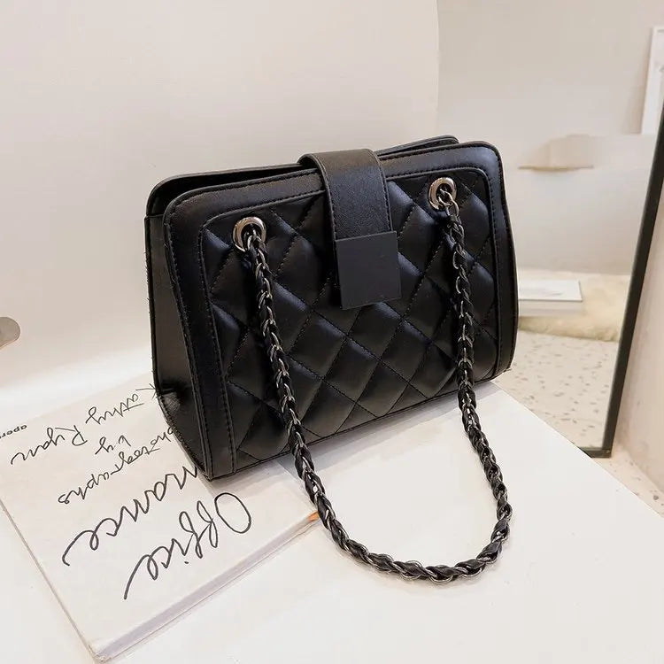 PU Leather Chains Shoulder Bags Women Handbags