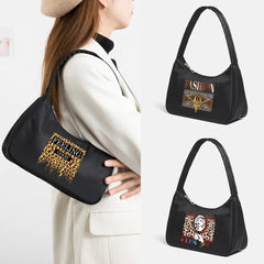 Leopard Print Underarm Shoulder Bag for Women