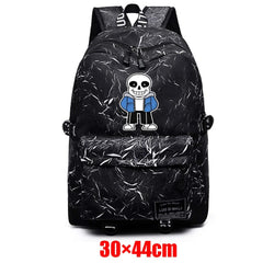 Undertale Fabric Backpack Zipper High Schoolbag Mochila Student Casual Travel