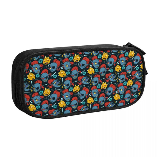 Undertale Anime Zipper Pen Bag for School
