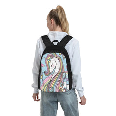 Unicorn 1 Backpacks Men's Backpacks Bags For Women Kids Bags For Girls Zip