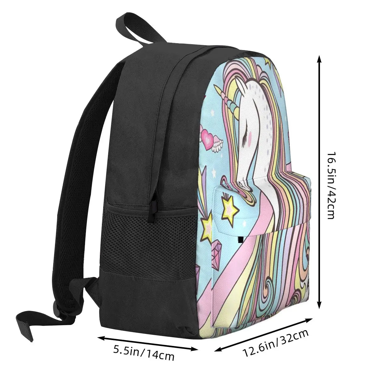Unicorn 1 Backpacks Men's Backpacks Bags For Women Kids Bags For Girls Zip