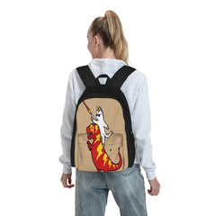 Unicorn Cat Lightning T-Rex Backpack
