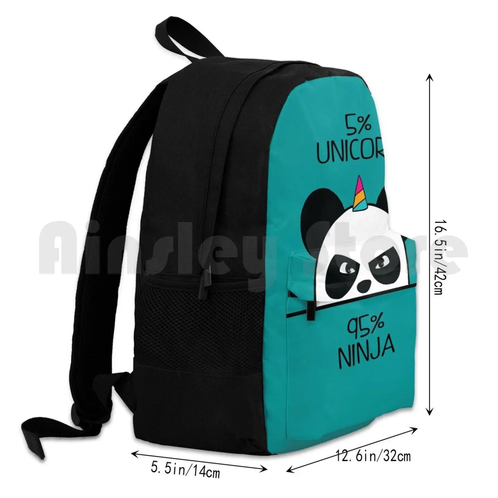 Unicorn Panda Hiking Backpack Sports Bag