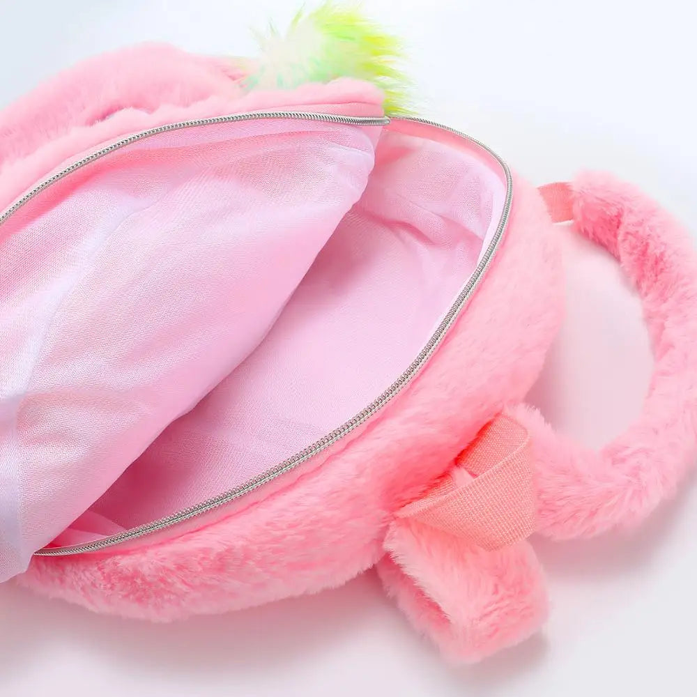 Unicorn Plush Bag Schoolbag For Boys Girls Kids Backpack Doll Bags
