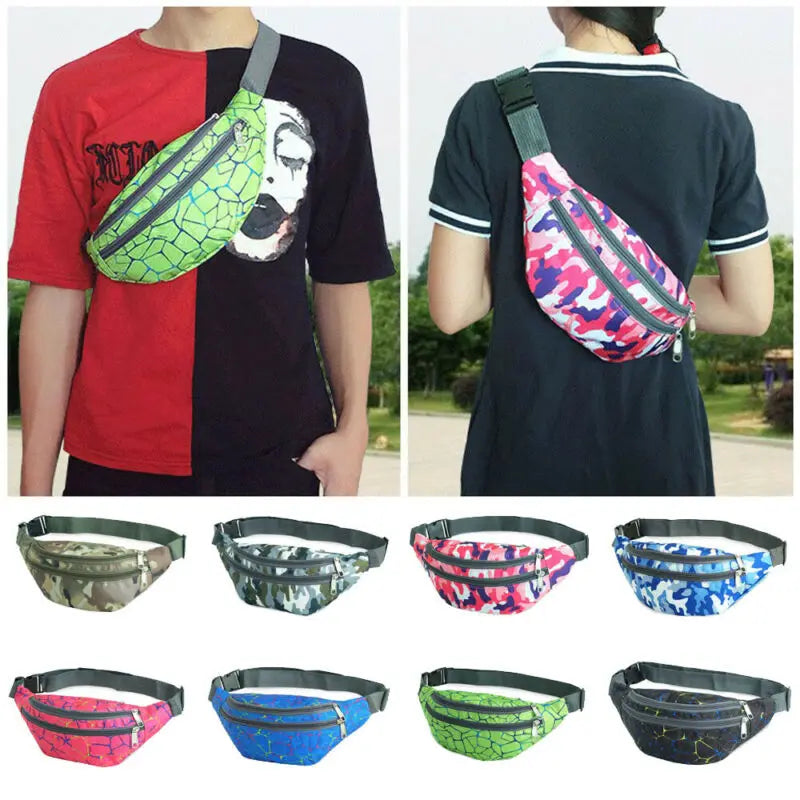 Camouflage Waist Bag Waterproof Pouch Fanny Pack