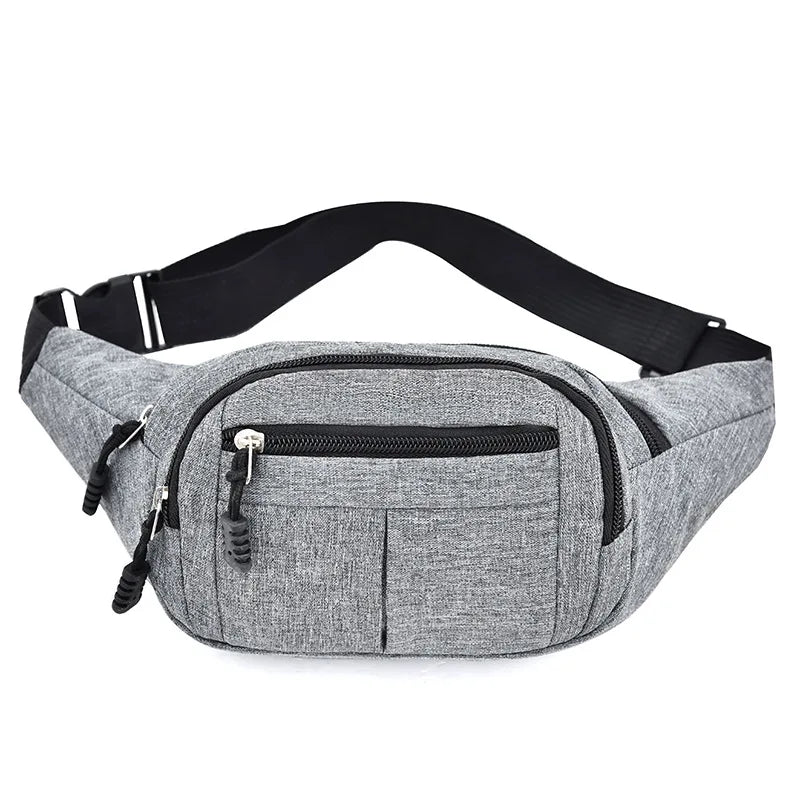 Unisex Oxford Crossbody Waist Bag Women Men Travel Purse Shoulder Bag