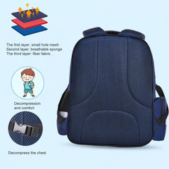Astronauts Reflective Tape Unisex School Bag