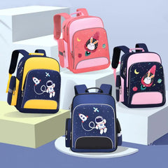Astronauts Reflective Tape Unisex School Bag