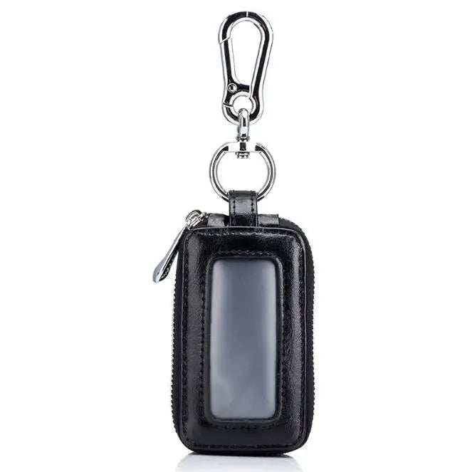 Double Layer Leather Key Holder Wallet for Keys