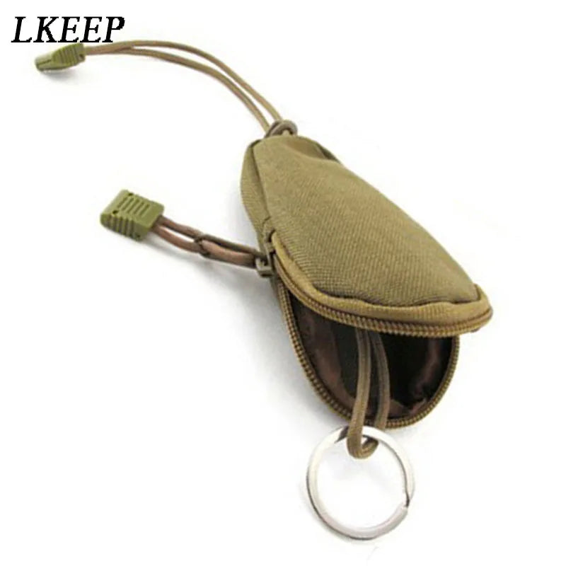 Unisex Waterproof Key Wallets Keychain Holder Case Zipper Portable High Key Case