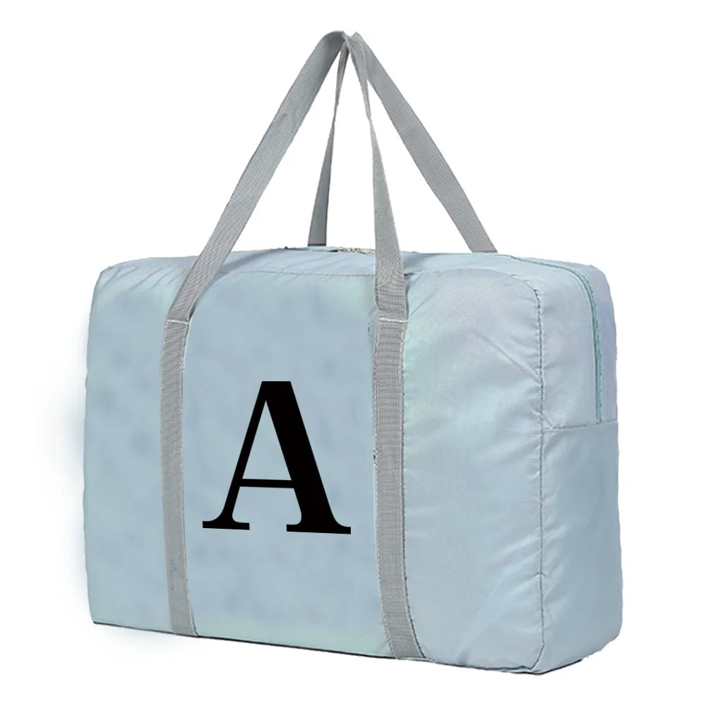 Travel Bag Folding Nylon Women's Hand Luggage Tote Weekend Organizer