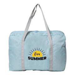 Large Capacity Travel Bag Word Printing Organizer Clothes Storage