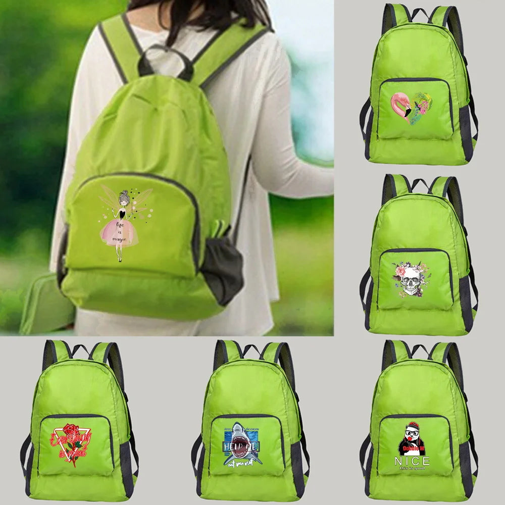Unisex Lightweight Outdoor Backpack Folding Backpack Travel Cycling