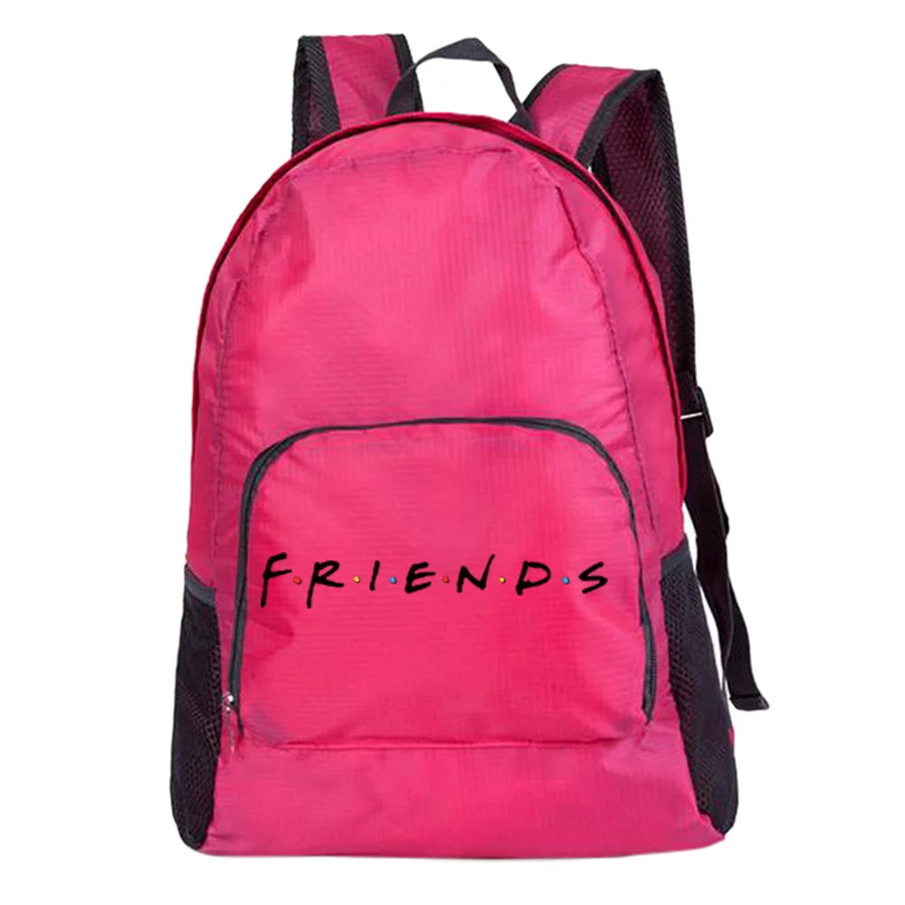 Unisex Lightweight Outdoor Backpack Foldable Pink Camping Hiking Travel Daypack