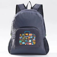 Unisex Lightweight Outdoor Backpack Foldable Hiking Travel Daypack