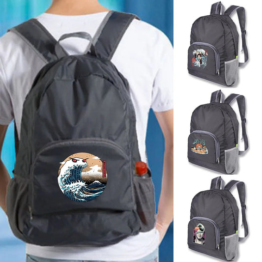 Unisex Lightweight Outdoor Backpack Portable Foldable Camping Hiking Travel Dayp
