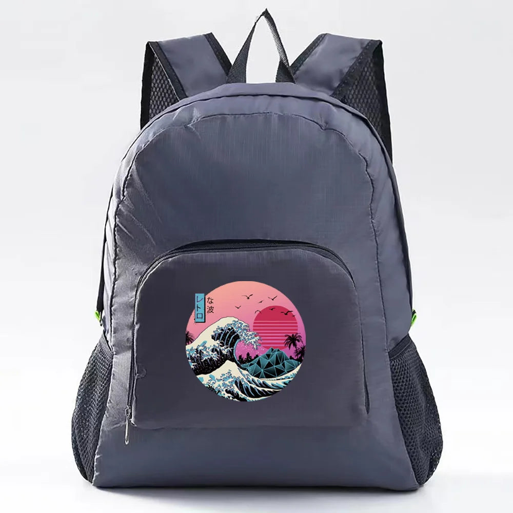 Unisex Lightweight Outdoor Backpack Portable Foldable Camping Hiking Travel Dayp