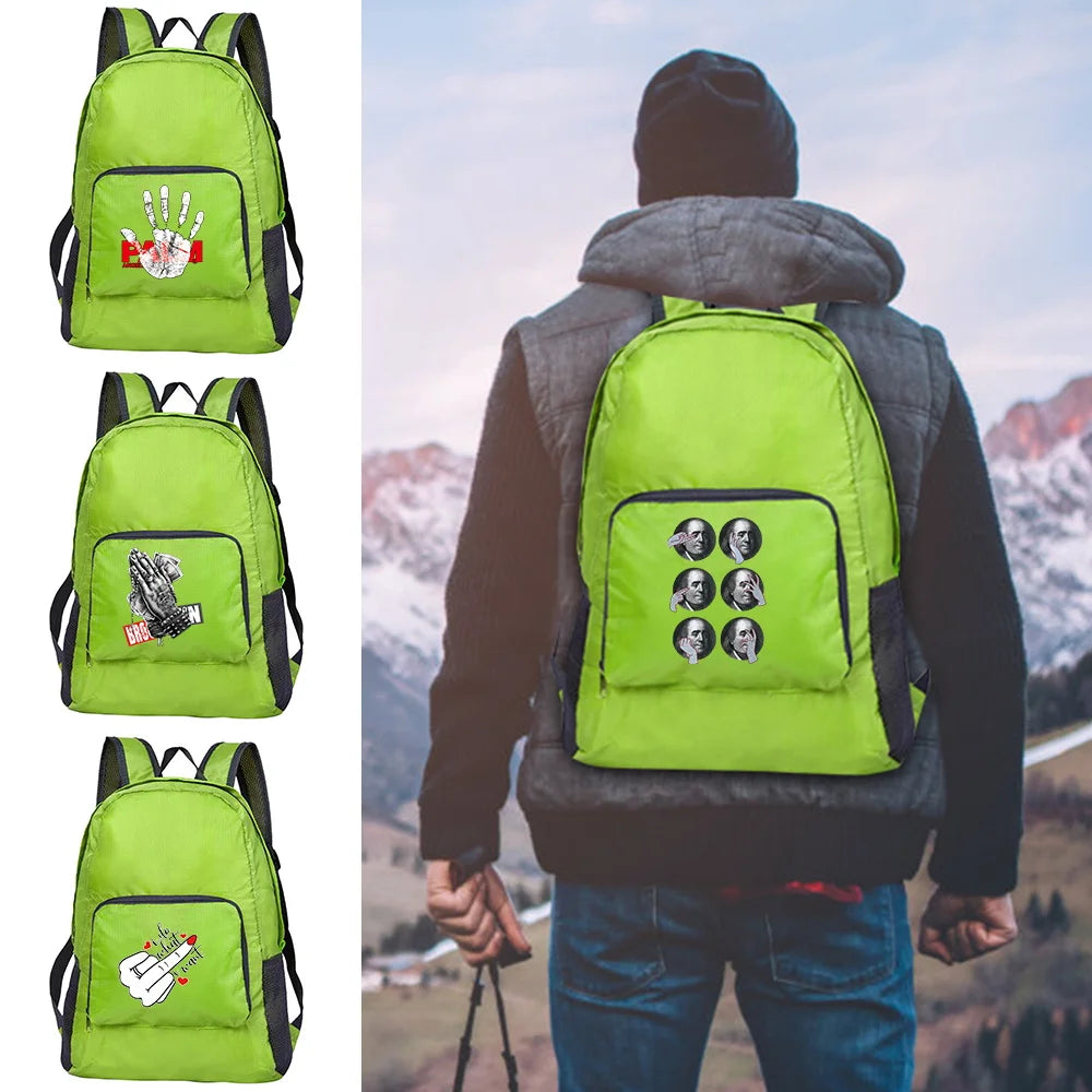 Foldable Unisex Outdoor Backpack Portable Camping Hiking Travel Daypack
