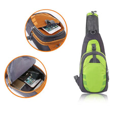Unisex Nylon Chest Bag Travel Crossbody Men Women Messenger Bag