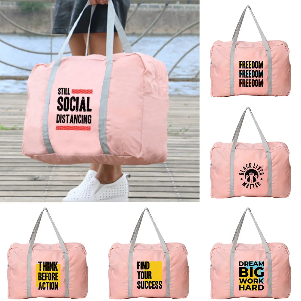 Unisex Outdoor Camping Travel Bag Organizer Foldable Zipper Handbag