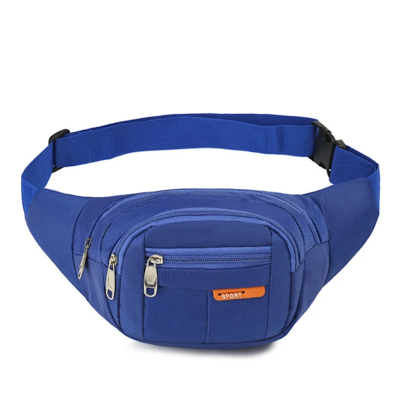 Canvas Travel Bag Crossbody Chest Bags Waist Packs Pocket