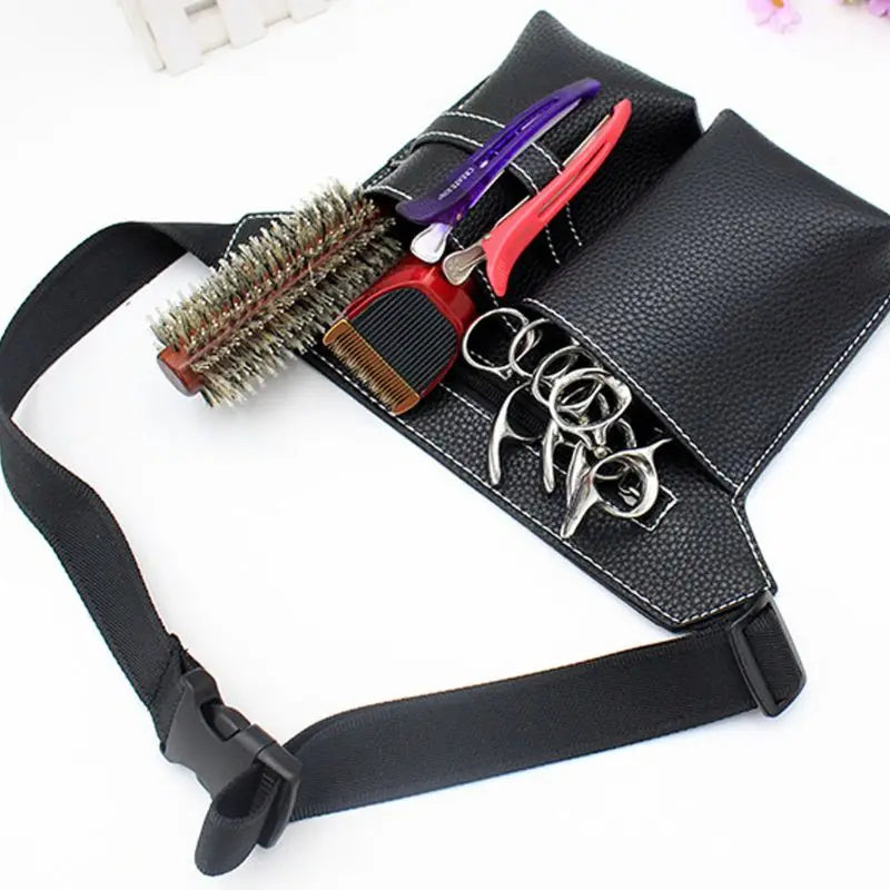 Barber Scissors Bag Waist Pouch Hair Salon Tool Storage Case