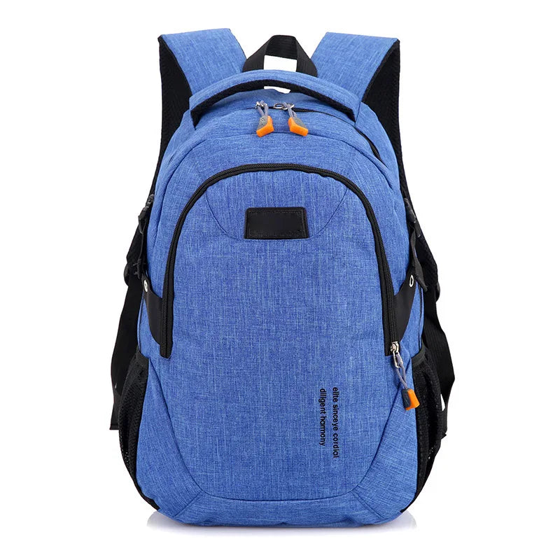 Waterproof Unisex School Bag Backpack Nylon Shoulder Bags