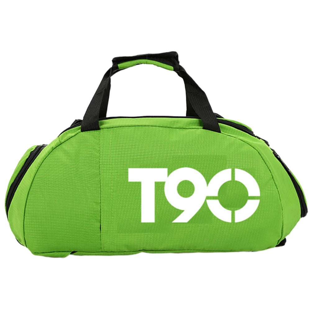 Unisex Shoes Storage Travel Large Capacity Nylon Solid Sport Gym Bag