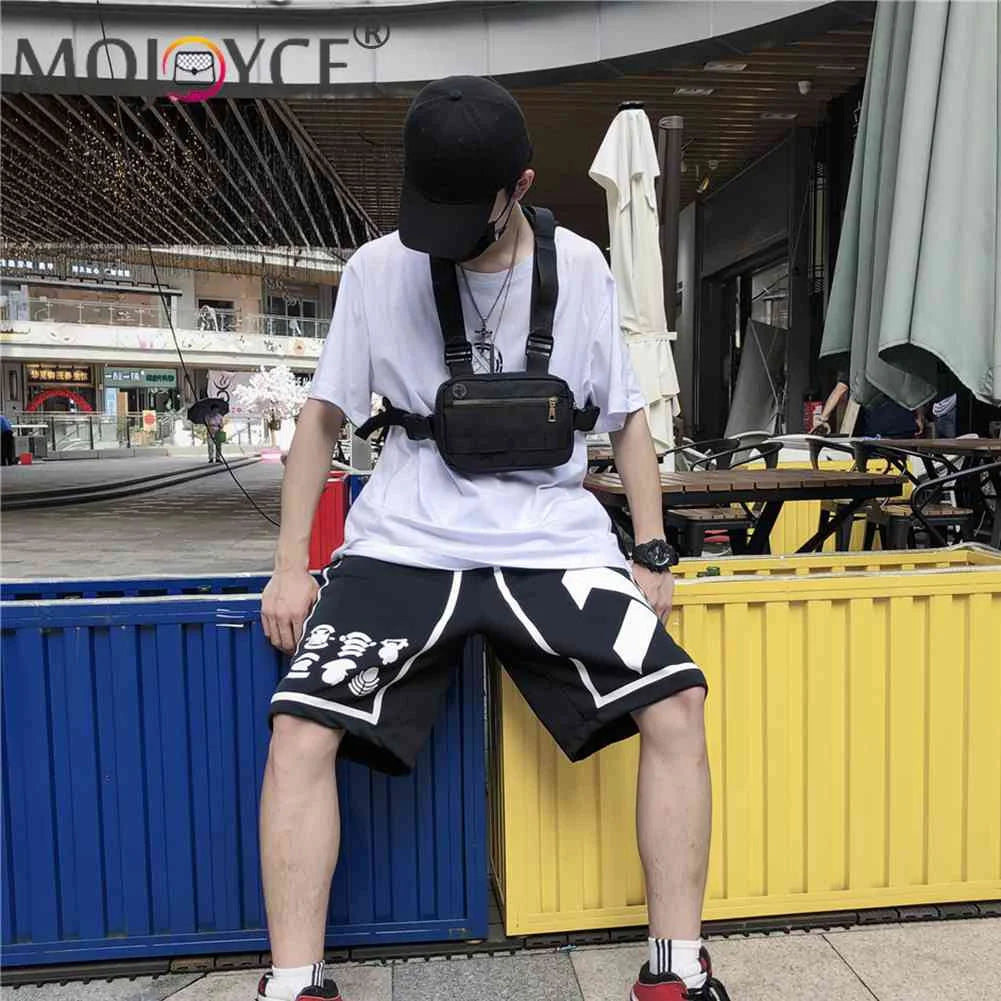 Unisex Streetwear Chest Rig Bag Hip Hop Pouching Bag