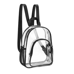 Unisex Transparent Student Backpack Large Capacity School Bag