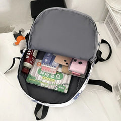 Graffiti Forest Backpack Large Capacity Schoolbag