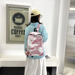 Graffiti Forest Backpack Large Capacity Schoolbag