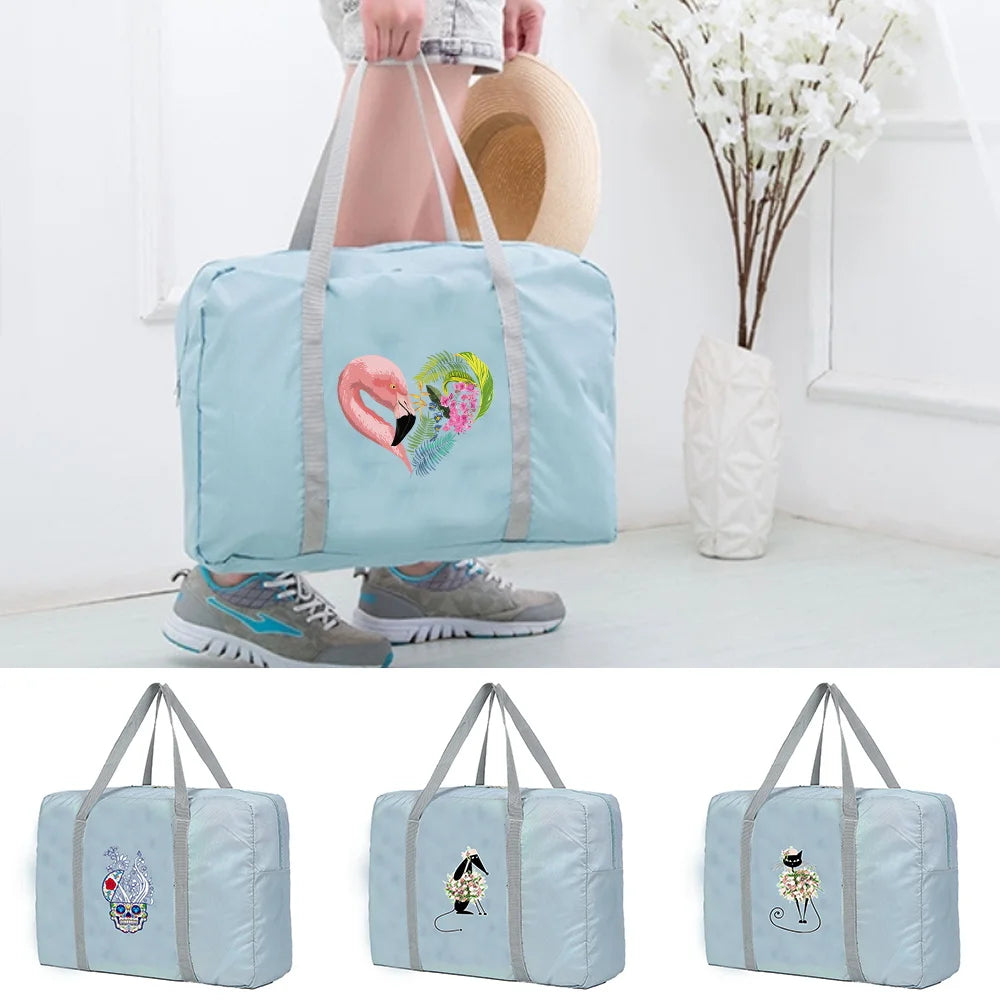Unisex Travel Bags Organizers Large Capacity Weekend Bag Pattern