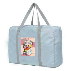 Large Capacity Unisex Travel Bag Organizer Funny Pattern Foldable