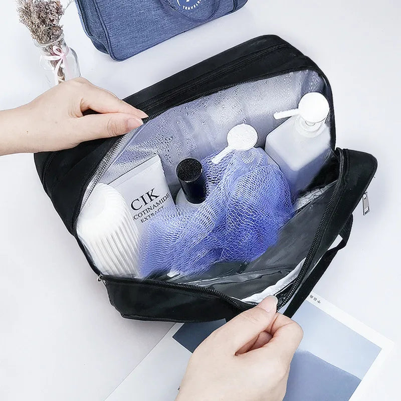 Large Capacity Waterproof Duffle Bag Travel Toiletries Tote